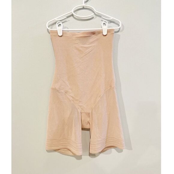 Miraclesuit extra firm tummy control sheer trim thigh slimmer shape wear nude - Picture 2 of 5